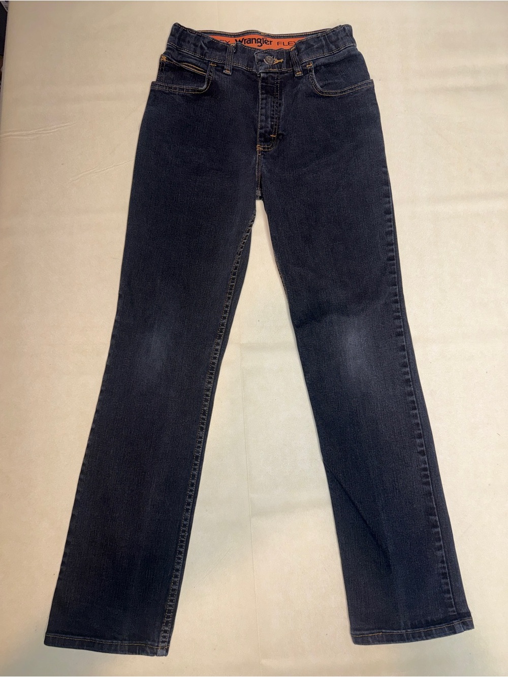 Wrangler Kids Dark Blue Straight-Leg Jeans